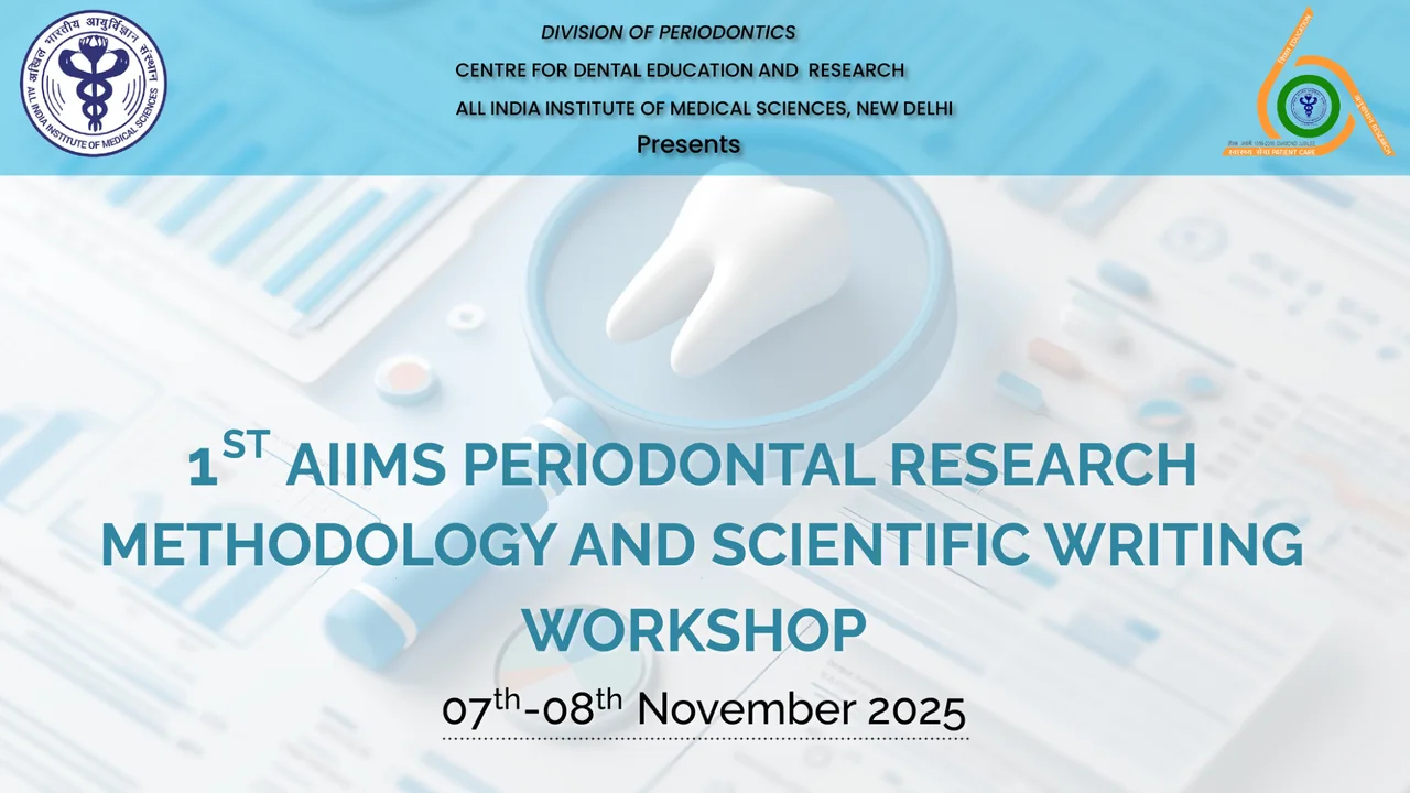 AIIMS Workshop — Stage Backdrop